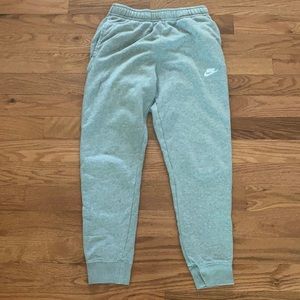 Grey Nike Sweatpants. Women’s Small or Boys youth medium. Perfect condition